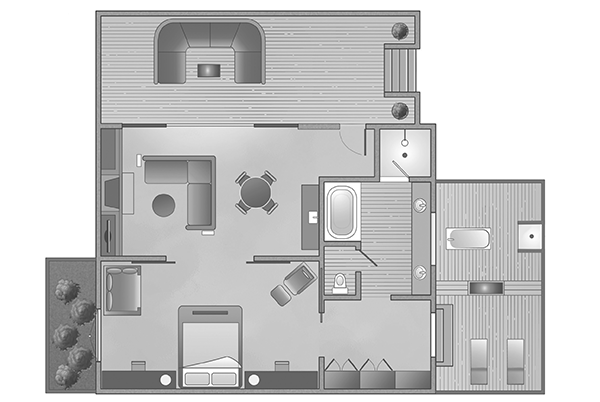 Floor plan for Hill House
