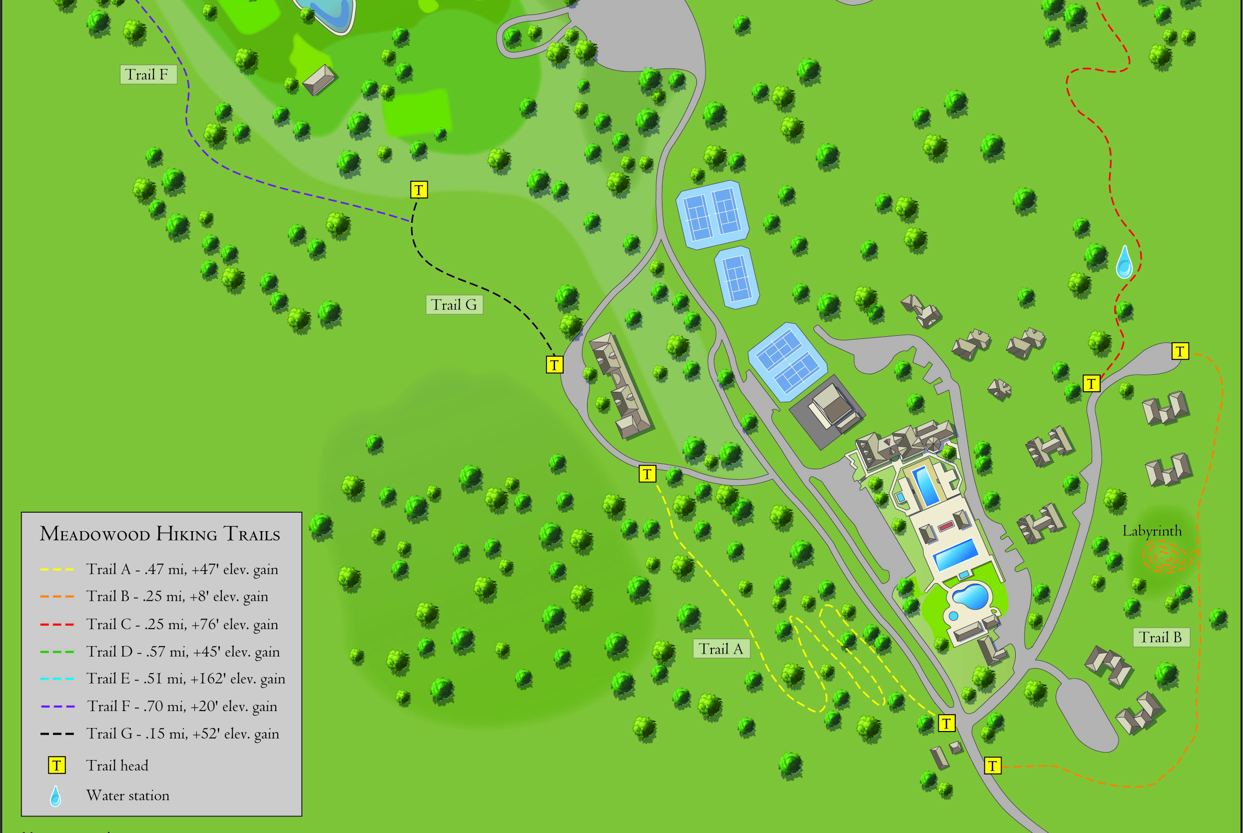 Hiking map